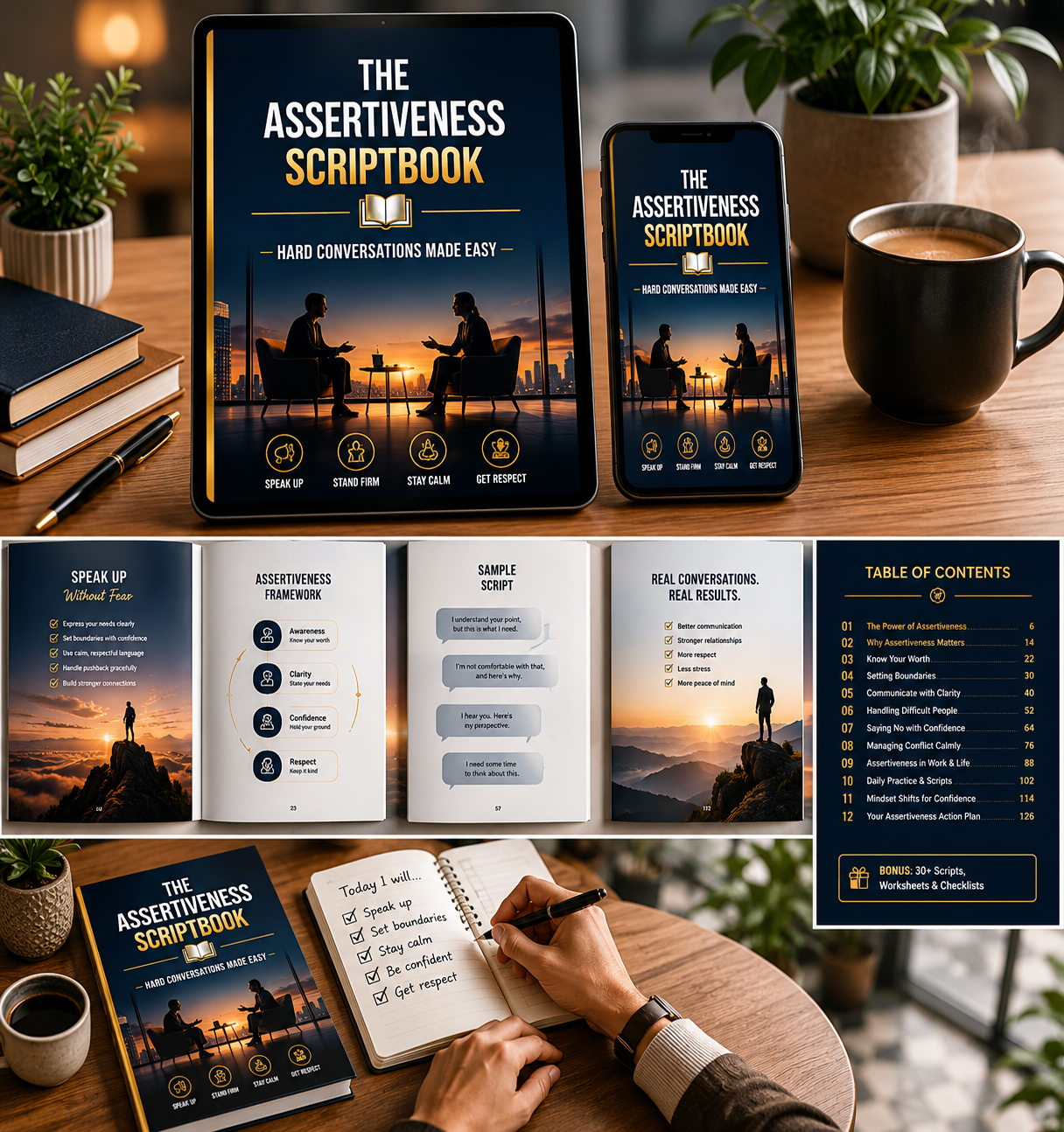 THE ASSERTIVENESS SCRIPTBOOK  Hard Conversations Made Easy