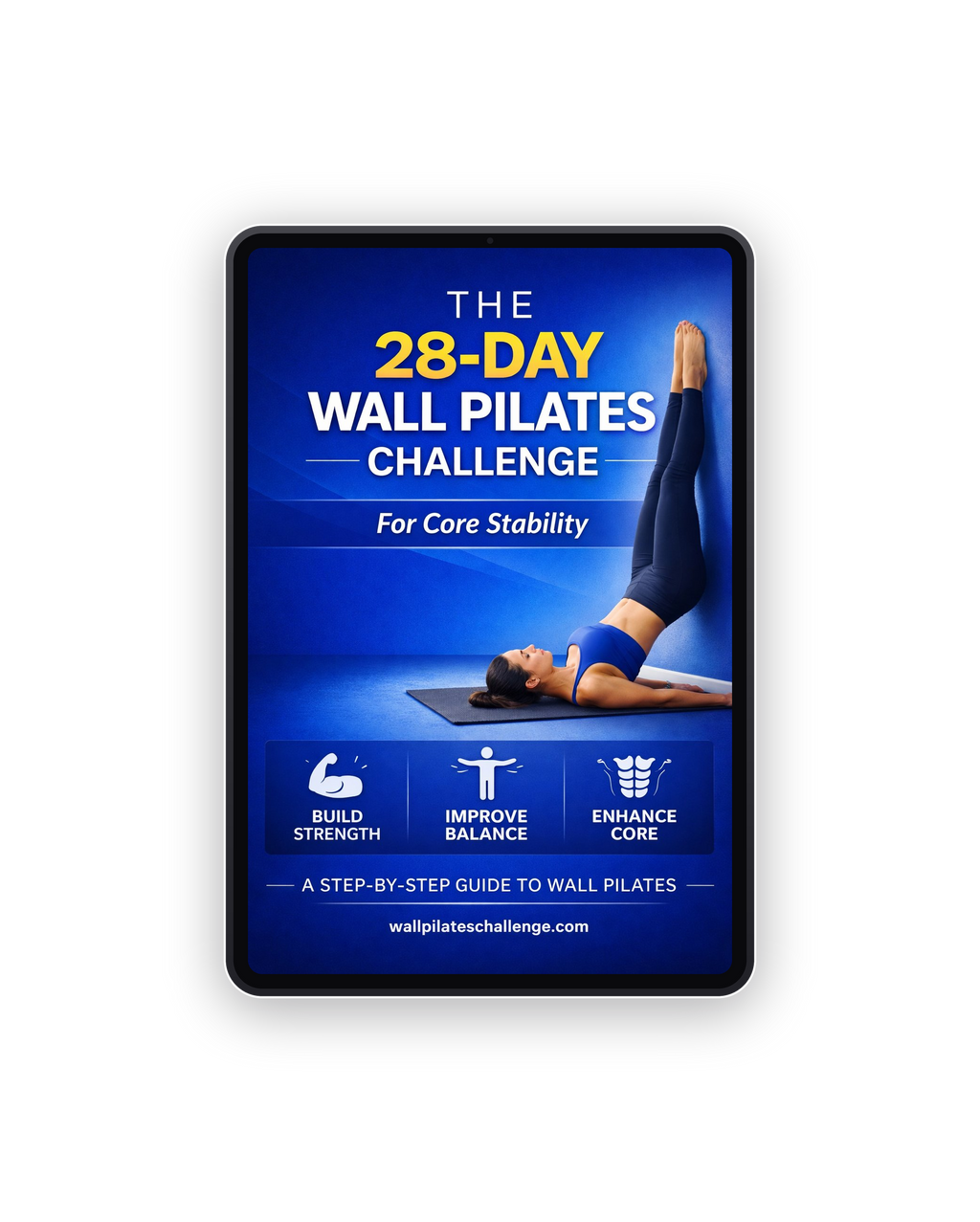The 28-Day Wall Pilates Challenge for Core Stability